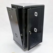 Шафа 21U, 600х800х1040 мм (Ш * Г * В), акрилове скло, чорна