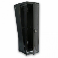 Шафа 19" 42U, 610х675 мм (Ш * Г), посилена, чорна