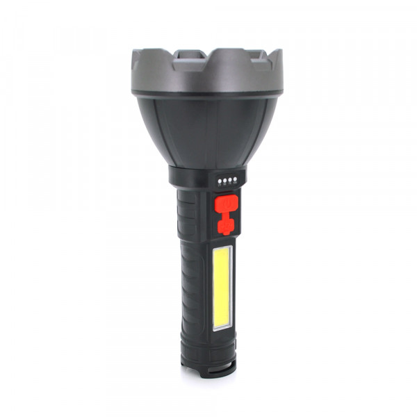 Ліхтар ручний LANTERNA ZJ-05, 1W Led CreeXPE+COB, 3+1 режим, вбудований аккум, корпус міцний пластмас, індикатор, USB кабель, IP40. 190х83х34, Box