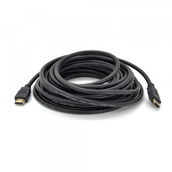 Кабель Ritar Premium PL-HD94 HDMI-HDMI Ultra HD 1080P, 10.0m, v1,4, OD-8.0mm, з фільтром, круглий Black, конектор Gold, Box, Q70