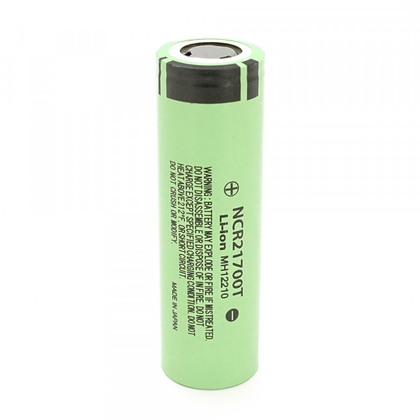 Акумулятор 21700 Li-Ion NCR 21700T, 5000mAh,3.7V-4.2V, Green, 2 шт. в упаковці, ціна за 1 шт