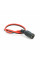 Роз'єм живлення DC-F (D 5,5x2,5мм) => кабель довжиною 30см, Red/Black