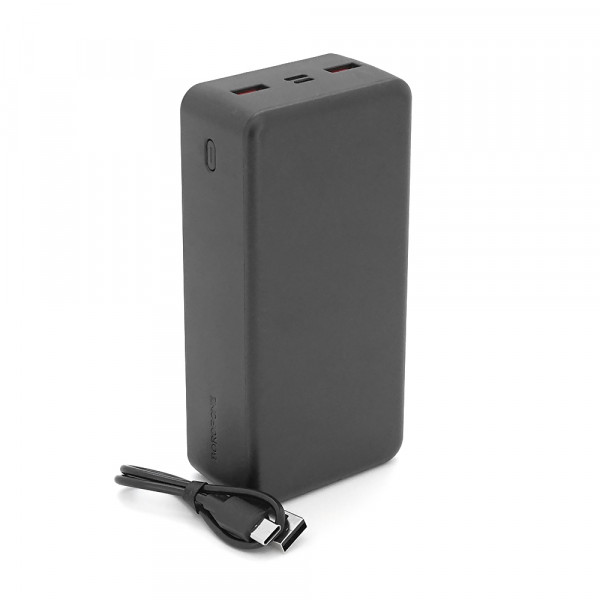 Power bank Borofone BJ56B 30000mAh, 22.5W+PD20W, 2*USB+Type-C, Black, 660g, Box