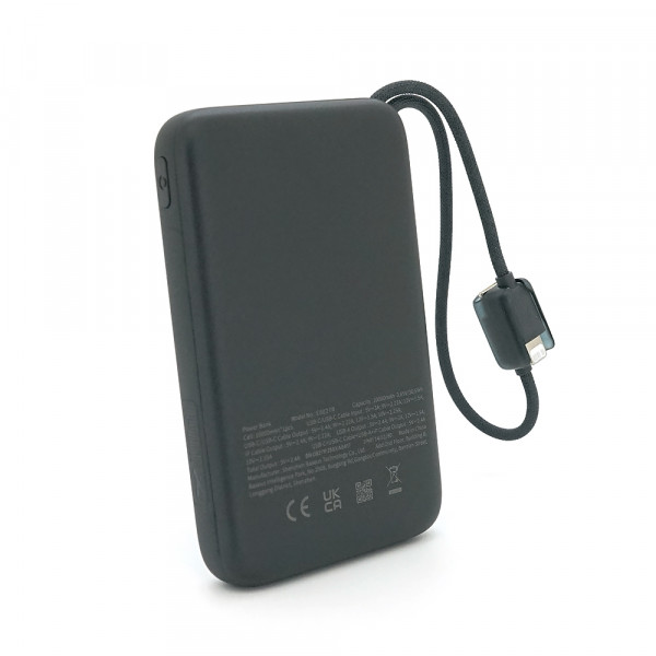 PowerBank Baseus EnerFill FC11 Digital Display Fast Charge 10000mAh 22.5W, 2*USB+Type-C, PD3.0, QC3.0, Black, Q20
