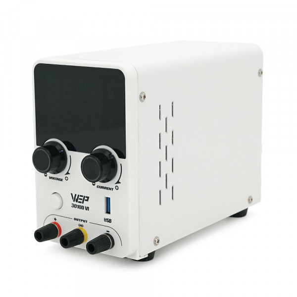 Блок живлення з цифровою індикацією WEP-3010D/4, 30V, 10A, імпульсний, з цифровою індикацією (V/A)
