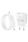 Набір СЗУ HOCO C109A + кабель Type-C/Type-C, 1xUSB+1xUSB-C, PD20W+QC3.0, кабель 1м, White, Box