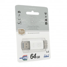 Флеш-накопичувач T&G 009 Star S, USB 3.0+Type-C, 64GB, Metal, Blister