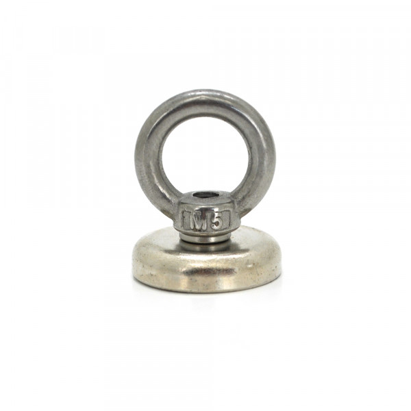 Магніт із кільцем D25, натяг 0-19 кг