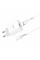 Набір СЗУ 110-240V HOCO C81A 1xUSB+ кабель Type-C, 2.1A, кабель 1м, White, Blister