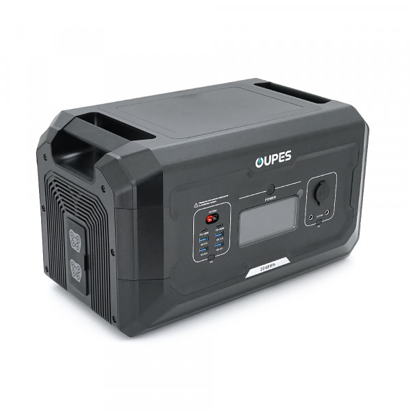 Додаткова батарея OUPES S2 BAT для S1/S2/S3, LiFePO4, потужність 2500 Вт,  2048 Вт·год, вхідний/вихідний порт 44–56,5 В, USB-A: 18 Вт, USB-C: 100 Вт, 460 × 270 × 255 мм, 19 кг