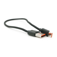 Кабель USB для Type-C (male to male), 10A, Підтримка SCP, QC3.0, PD до 240Вт, 480Mbps, довжина 0.3м, обплетення, Black, Box