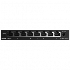 8-портовий керований комутатор Ruijie RG-ES208GC, 8x10/100/1000BASE-T, 160x75x24 мм
