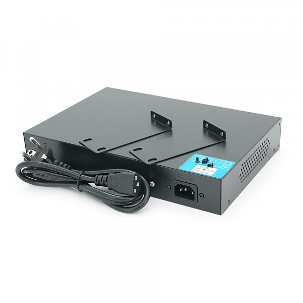 16-портовий керований PoE комутатор YOSO YO316G-240 з 16 портами POE 100Мбіт + 2 UP-Link 1000Мбіт + 1 SFP, 52V/240W. APP-Amitres