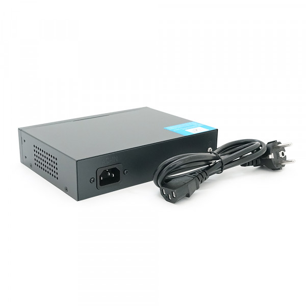 8-портовий керований PoE комутатор YOSO YO208G-120 з 8 портами POE 100Мбіт + 2 UP-Link 1000Мбіт, 52V/120W. APP-Amitres