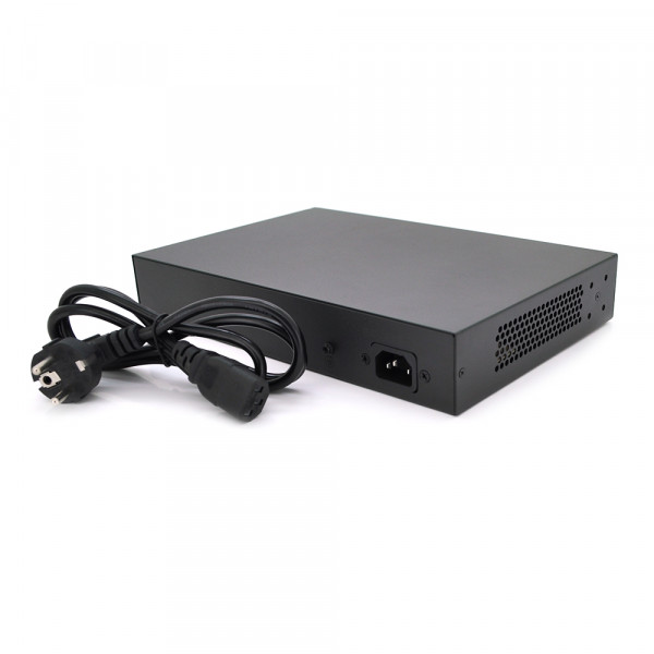 Комутатор Ethernet ONV-H1024 у металевому корпусі, 24*100Мб портів, 270х181х44.5 мм