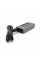 Хаб USB 3.0, 4 порти USB 3.0 + 1 порт QC3.0, з перемикачами на кожен порт, DC5V3A, Black, BOX