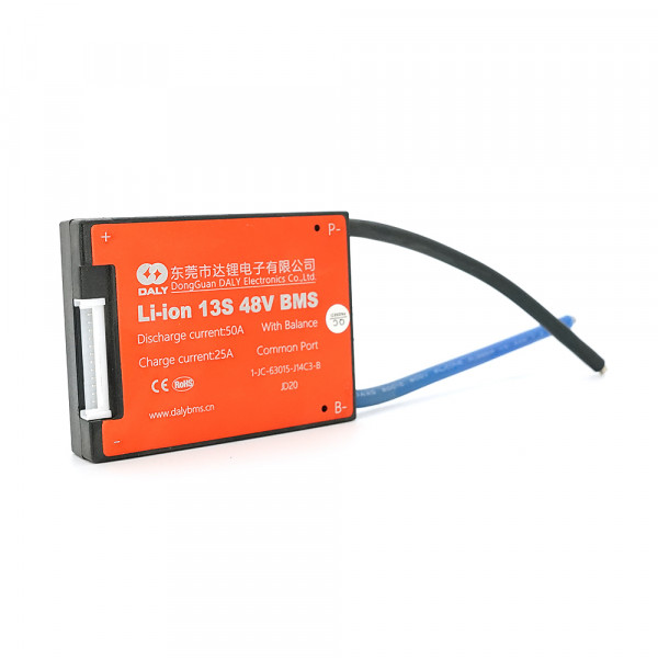 BMS плата DaLy Li-ion 48V 13S 25/50A