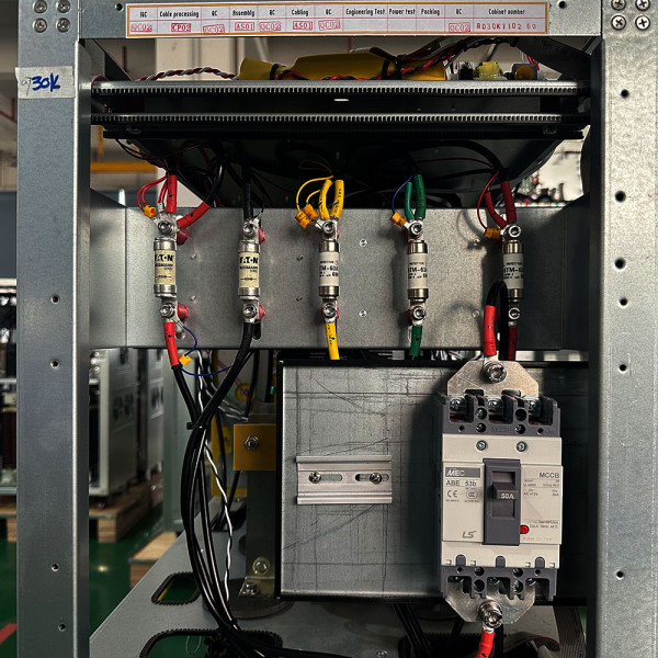 ДБЖ ONLine 3-ФАЗИ RITAR GP33-30KL, 384Vdc, 30KVA/24KW, під зовнішній АКБ, вхід 3 фази-вихід 1 фаза (480*930*1140), 200кг