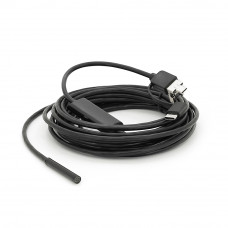 Універсальний ендоскоп 3в1 (USB+MicroUSB/Type-C) для смартфона/ПК, камера 5.5мм, м'який кабель 5м, з LED-підсвічуванням, IP67