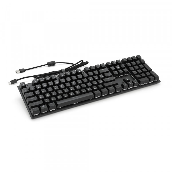Клавіатура USB Fantech MK855RGB, довжина кабелю 135см, (Eng/Укр/Рус), Black, 108к, Q10