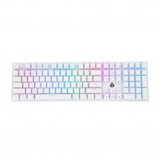 Клавіатура USB Fantech MK855RGB, довжина кабелю 135см, (Eng/Укр/Рус), White, 108к, Q10