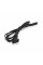 Кабель живлення 1.8m, 0.75mm, PC-184/2 CEE7/16-C7-1CM8155 2 pin (для побутової техніки), Black, OEM, МЕДЬ!!!
