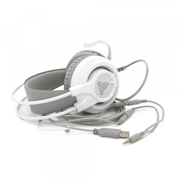 Ігрові навушники з мікрофоном Fantech HG20, 7.1-Channel, RGB, USB, White, Color Box