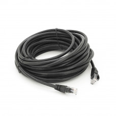 Патч-корд литий RITAR, UTP, RJ45, Cat.6, 10m, чорний, Cu (мідь) Q100