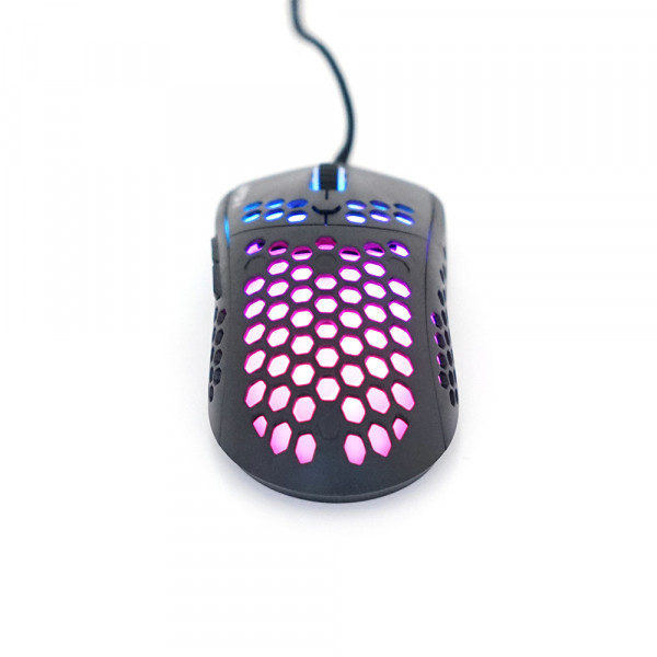 Ігрова миша провідна RAPTOR UX2 X, 6 кнопок, 200-4800 DPI, Led Lighting RGB, 1,8 м, Win7/8/10 Mac OS, Black, COLOR BOX