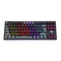 Клавіатура USB Fantech ATOM MK876, (Eng/Укр/Рус), Black(red switch), 87к, Q10