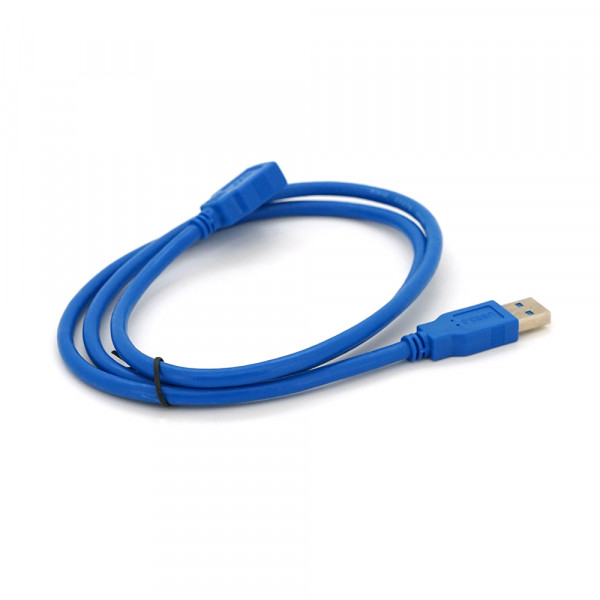 Подовжувач USB 3.0 AM/AF, 1.0m, Blue, Пакет
