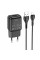 Набір СЗУ 110-240V HOCO C96A+ кабель Lighting, 1xUSB, 2.1A, кабель 1м, Black, Blister