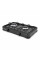 Газова плита Floria ZLN7128, 2 комфорки, Black