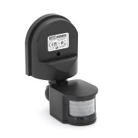 Датчик руху + сутінковий 1000W 220-240V IP44 180 градусів. 140x115x60мм чорний