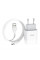 Набір СЗУ 110-240V HOCO C73A+ кабель Type-C, 2xUSB, 2.4A, кабель 1м, White, Blister