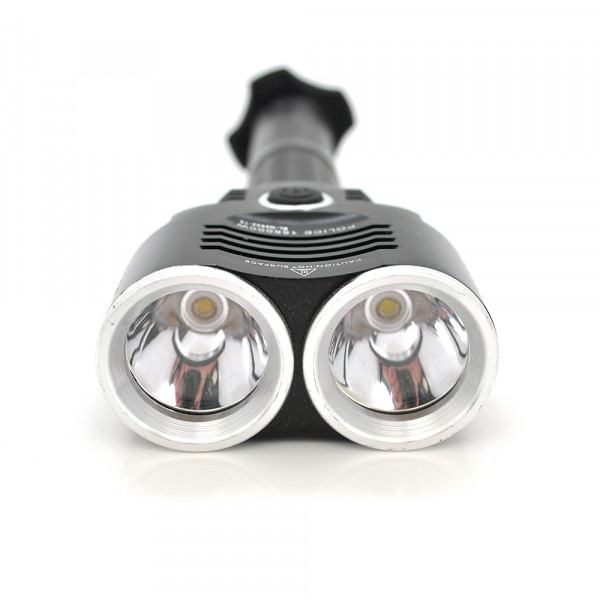 Ліхтар підствольний Bailong BL-Q2822, 2LED Cree XML-T6, 6W, кабель з кнопкою, 2х18650/8800mah, Black, IP56, СЗУ+АЗУ, 206х65х32х26мм, BOX