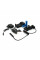 Ліхтар підствольний Bailong BL-Q2822, 2LED Cree XML-T6, 6W, кабель з кнопкою, 2х18650/8800mah, Black, IP56, СЗУ+АЗУ, 206х65х32х26мм, BOX