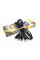 Кабель HOCO X76 USB-1 4 in 1 Micro/Iphone/2*Type-C, 2A, довжина 1м, Black, Box