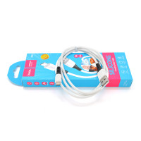 Кабель Hoco X82 silicone, Micro-USB, 2.4A, White, довжина 1м, BOX