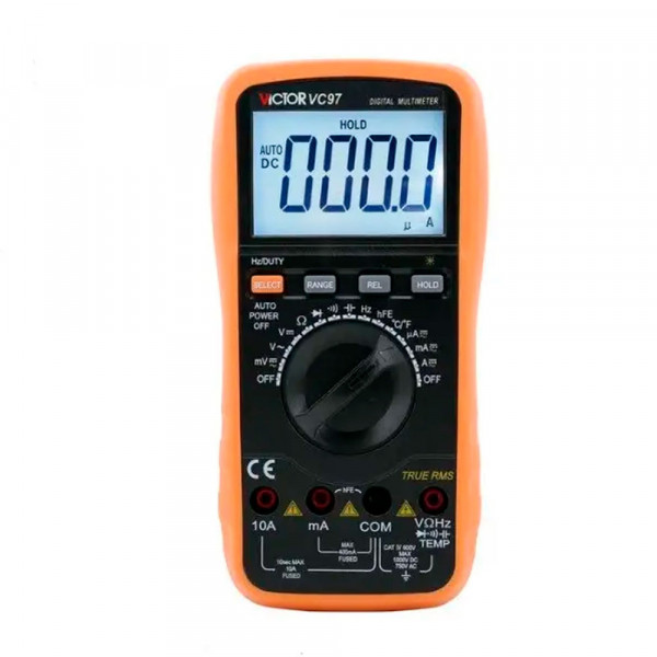 Мультиметр Victor VC97, виміри: V, A, R, С, F