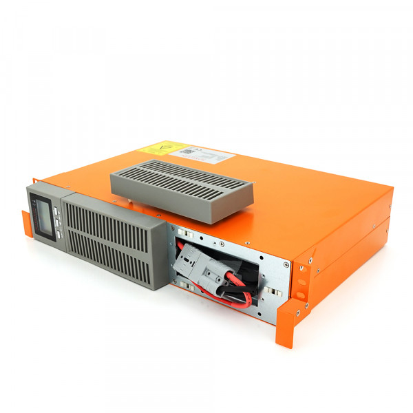 ДБЖ з правильною синусоїдою ONLINE MAKELSAN PowerPack Se-RT-1kVA-LCD, 1000VA (900Вт), 24В, Вбудована батарея 12V 7Ah х2шт, (545*428*194), 12.5кг, Q1