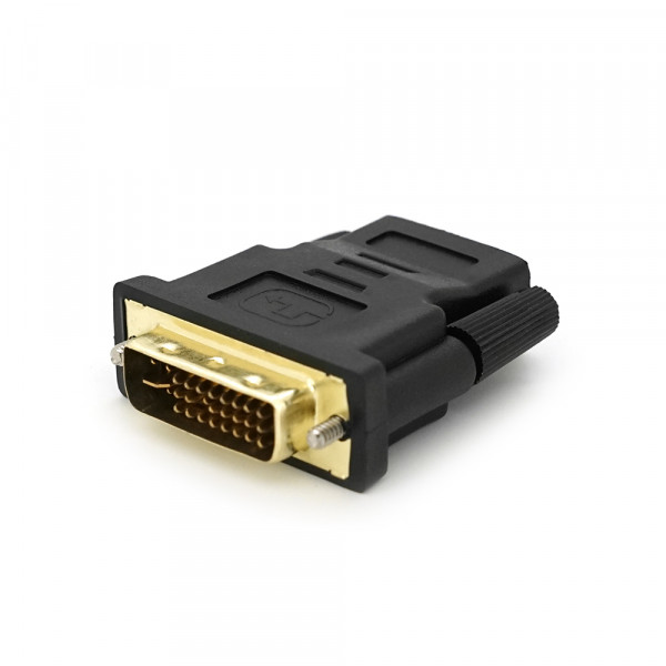 Перехідник HDMI(мама) / DVI-I 24 + 5 (тато) Black Q50