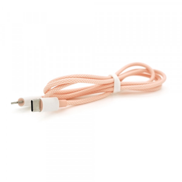 Кабель iKAKU KSC-723 GAOFEI PD20W smart fast charging cable (Type-C to Lightning), Pink, довжина 1м, BOX