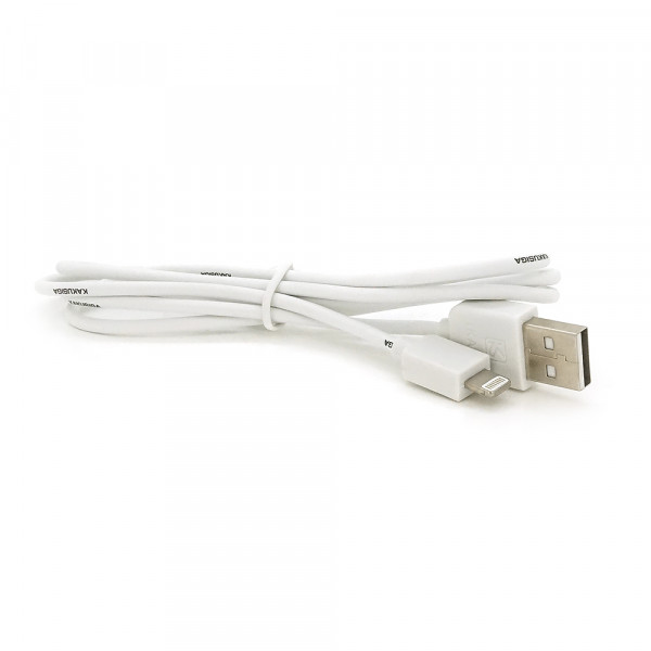 Кабель iKAKU XUANFENG charging data cable for iphone, White, довжина 1м, 2,1А, BOX
