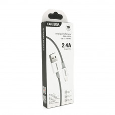 Кабель iKAKU KSC-723 GAOFEI smart charging cable for iphone, Black, довжина 1м, 2.4A, BOX