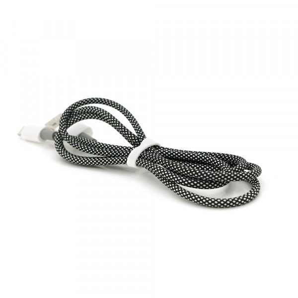 Кабель iKAKU KSC-723 GAOFEI smart charging cable for iphone, Black, довжина 1м, 2.4A, BOX