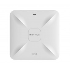 Стельова дводіапазонна Wi-Fi 6 точка доступу Ruijie Reyee RG-RAP2260(E), 2х1000M Base-T, PoE/LAN1, 220 х 220 х 35 мм