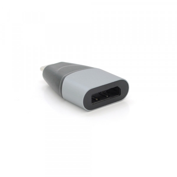 Перехідник  Type-C (тато)/Display Port(мама), Black-gray