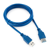 Подовжувач USB 3.0 AM/AF, 1.0m, Blue, Пакет