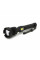 Ліхтар ручний Voltronic XHP90.2, 1LED XHP110, 72W, бічний світлодіод, 7 режими, ZOOM, 2х18650/без Акб, Black, IP40, кабель USB-micro, 260х60х35мм, BOX